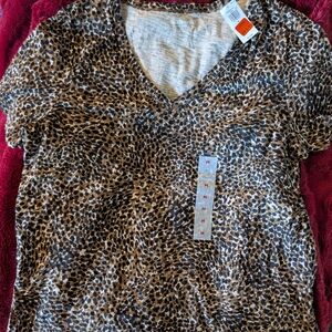 Old Navy Women's Leopard Print Top